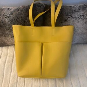 Neiman Marcus Vibrant Yellow Tote Bag